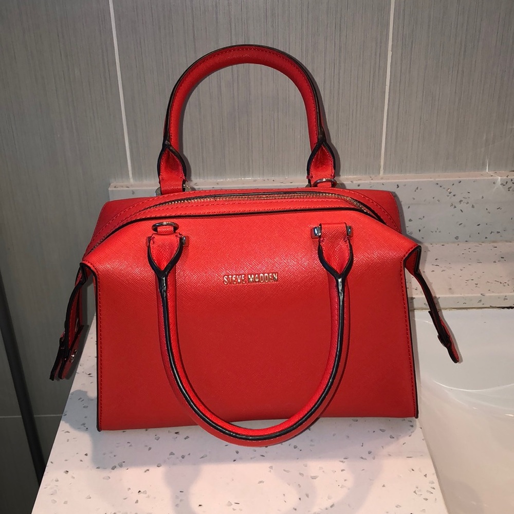 Red Leather Purse